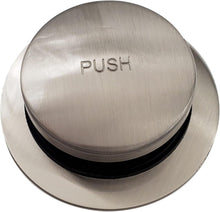 Load image into Gallery viewer, Satin Nickel 14" x 1-1/2" Tub Waste Assembly with Tip-Toe Drain Plug - 1-Pack