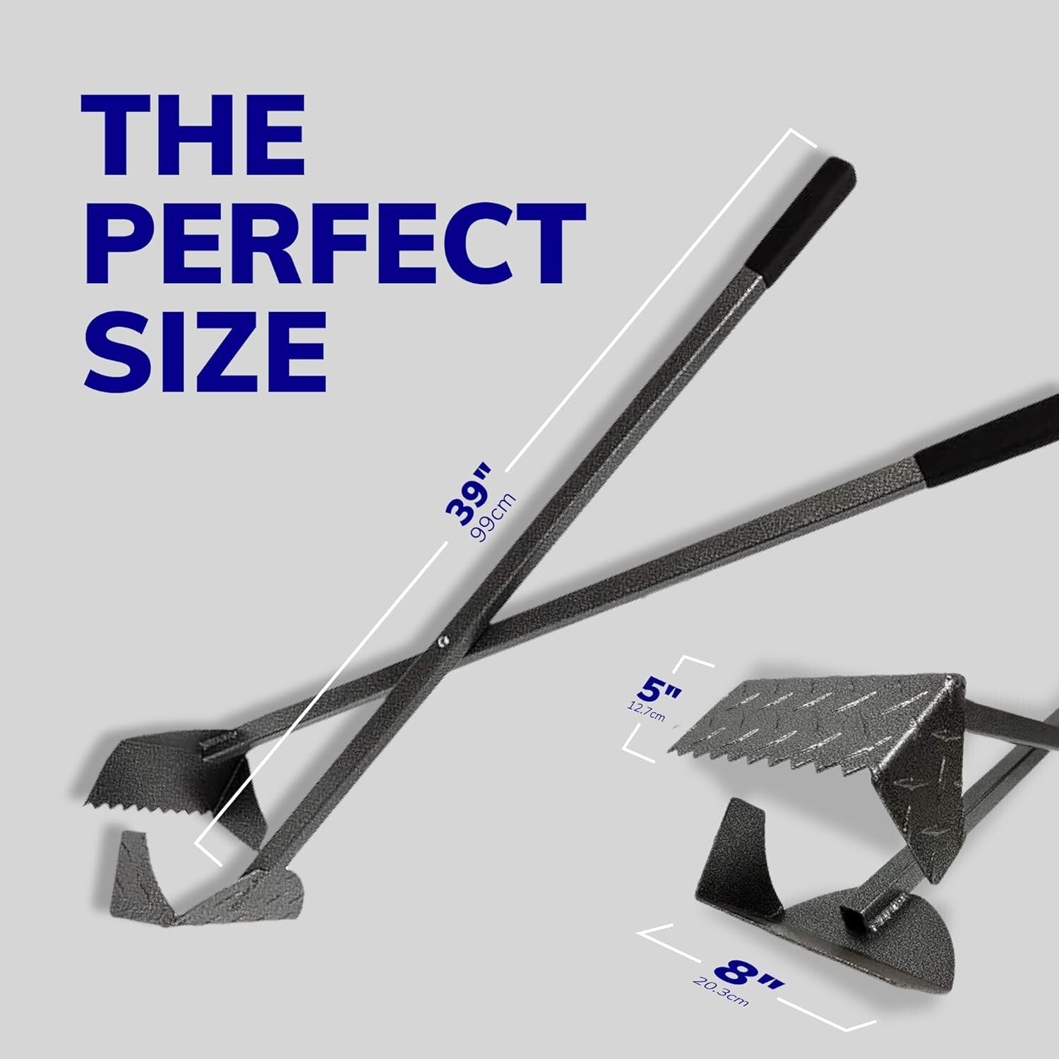 Ultimate Heavy-Duty Aluminum Dog Waste Removal Shovel - Ideal for Rough Surfaces