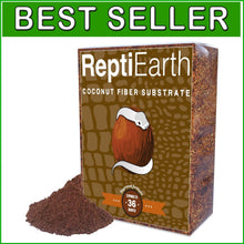 Load image into Gallery viewer, Ready-to-Use Organic Coconut Substrate - Perfect Bedding for Snakes and Lizards