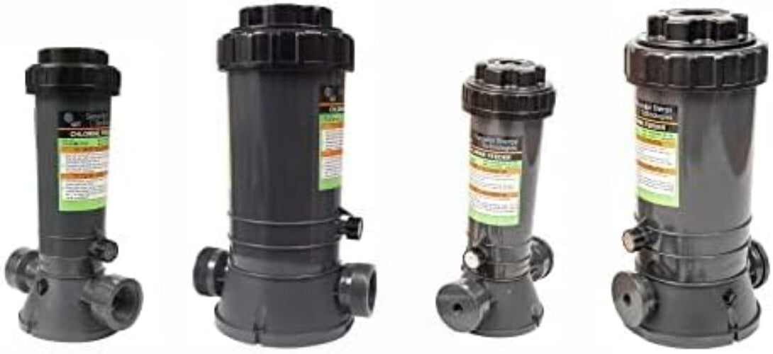 Adjustable Chlorine Dispenser for Easy Pool Maintenance - Fits In-Line Systems