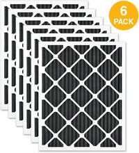 Load image into Gallery viewer, Value Pack of 6 MERV 8 Odor Reducing Air Filters 20x25x1 - Healthier Living