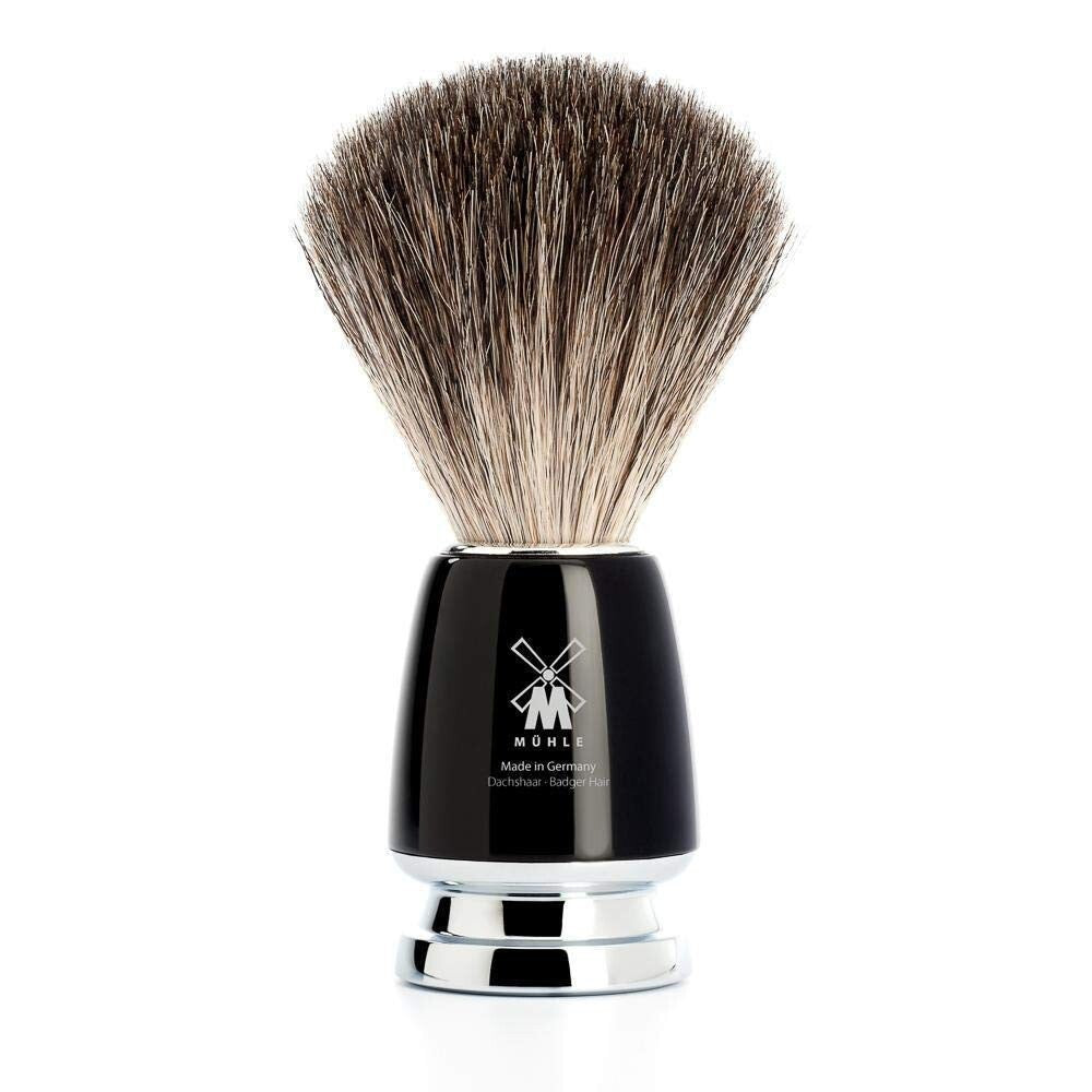 Closed Comb Safety Razor and Pure Badger Brush Set - Barbershop Quality Grooming
