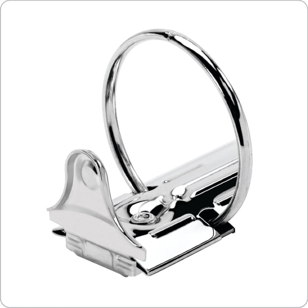 1-Inch Economy Binders with Round Rings - Carton of 12, Extra Storage Pockets