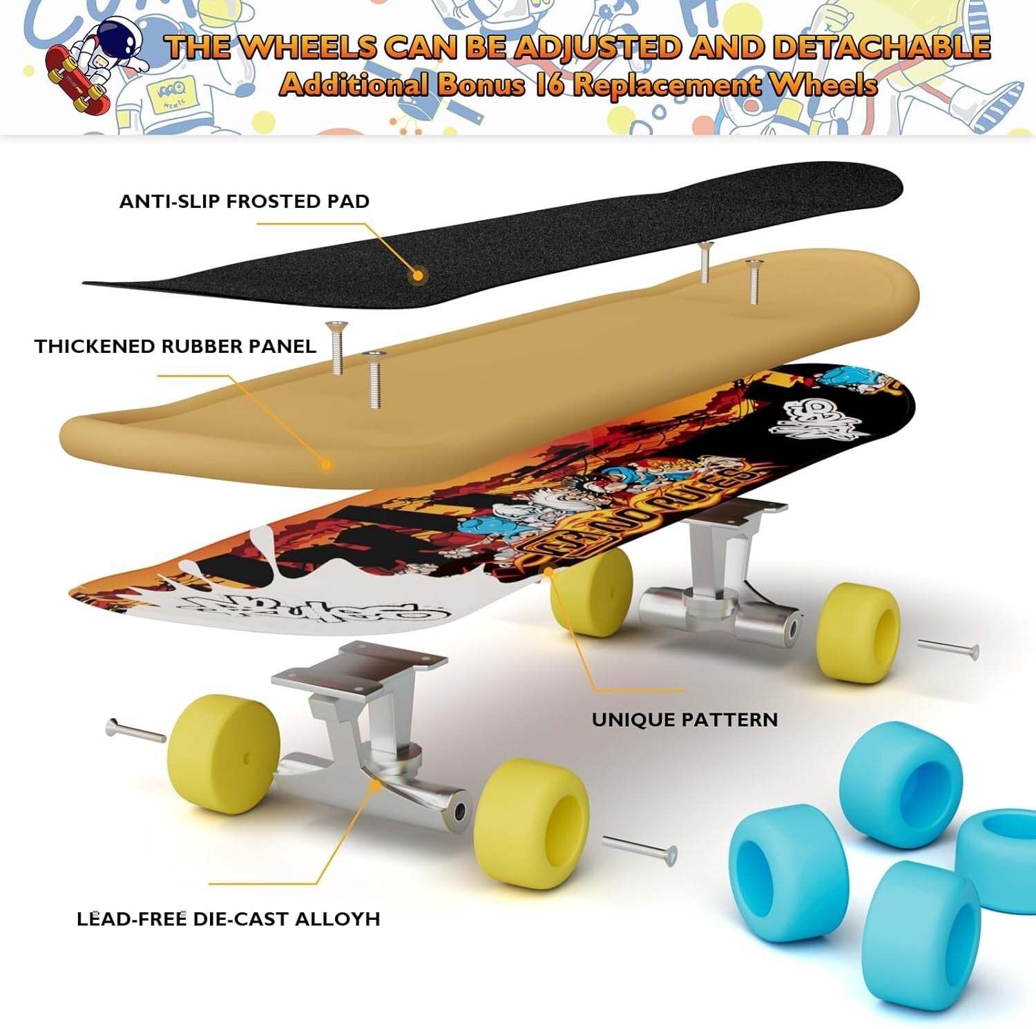 Customizable Fingerboard Skatepark with 8 Ramps & 4 Boards - Perfect Gift