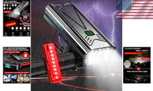 Load image into Gallery viewer, Stunning 800 Lumen USB Rechargeable Bike Lights Front &amp; Rear - Waterproof Design