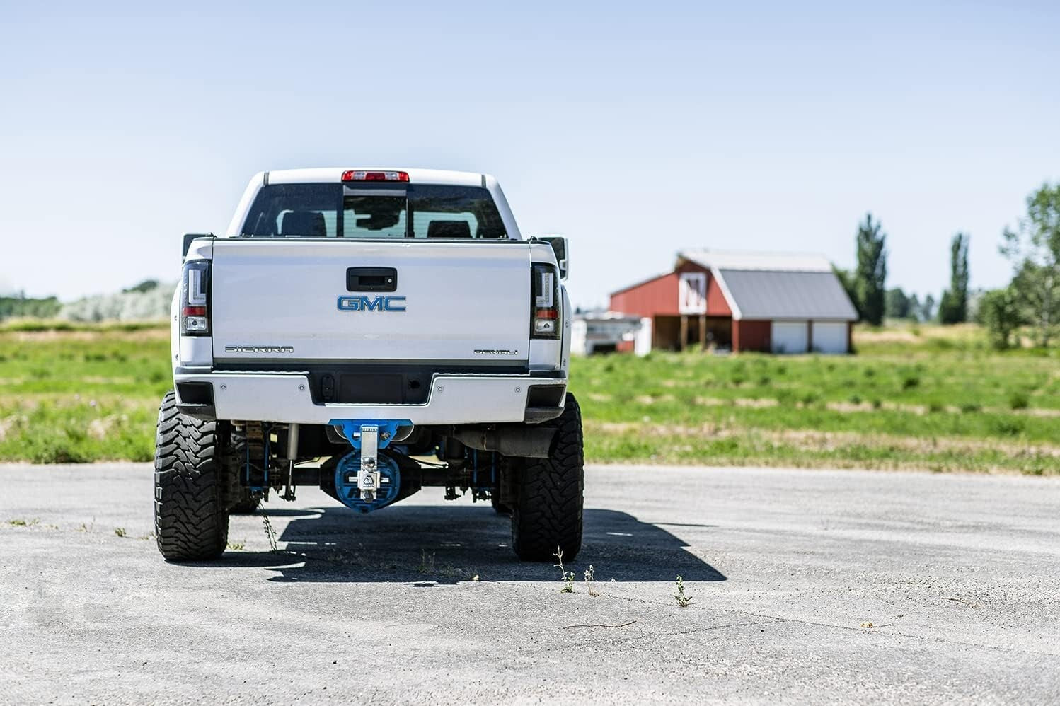 Adjustable Heavy Duty Trailer Hitch - 10" Rise/Drop with Dual Ball Receiver