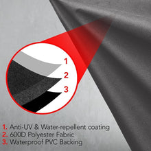 Load image into Gallery viewer, Durable 58-Inch Charcoal Grill Cover – Heavy-Duty, Easy Clean &amp; Secure Straps
