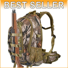Load image into Gallery viewer, Versatile 40L Camo Hunting Backpack with Multiple Compartments &amp; Rifle Holder