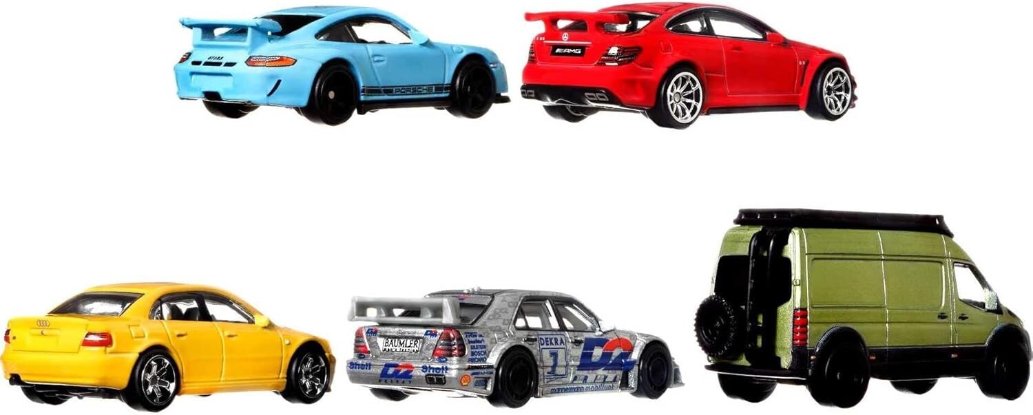 Limited Edition 5-Pack of German Die-Cast Vehicles - Adult Collector's Set