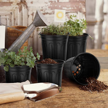 Load image into Gallery viewer, Versatile 5 Gallon Plant Pots - Soft Plastic Nursery Pots for Indoor/Outdoor Use