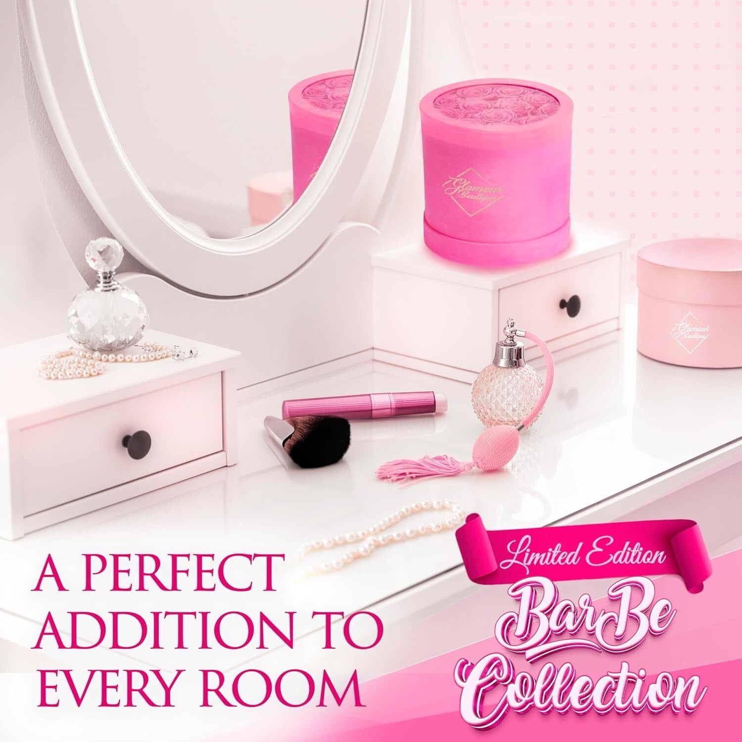 Beautiful Preserved Rose Bouquet in Velvet White Box - Gift of Lasting Love