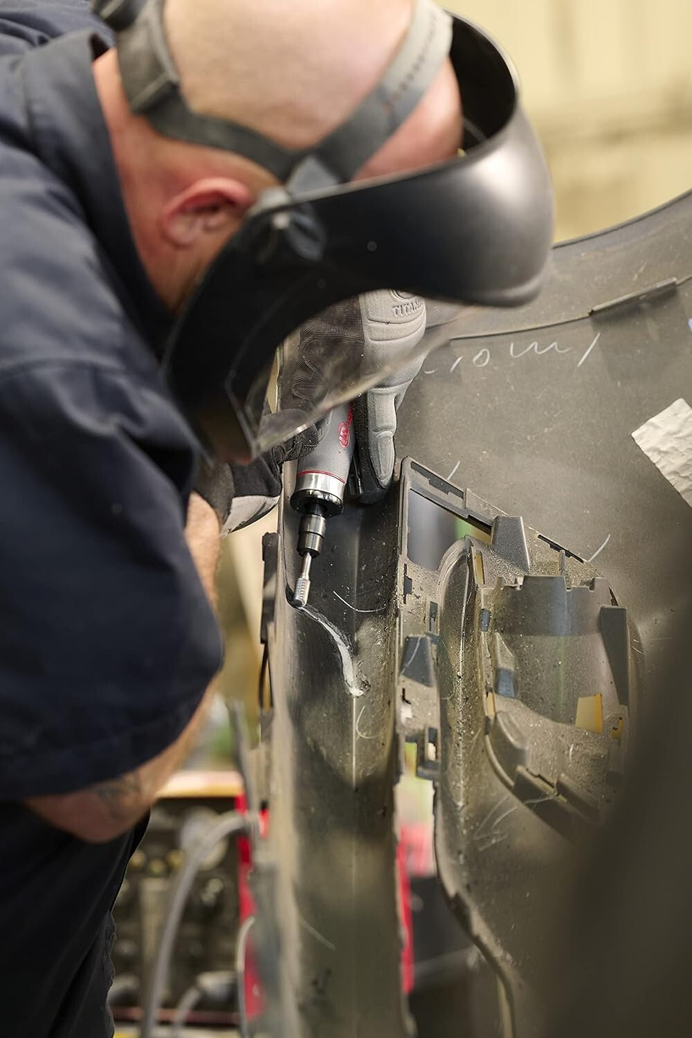 High-Speed 25,000 RPM Die Grinder with Rear Exhaust - 0.4 HP Performance Tool