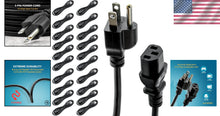 Load image into Gallery viewer, Universal 6FT C13 Power Cable for Desktop, Monitor, Printer - Durable Design