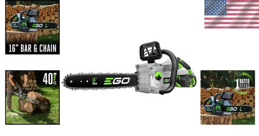 Effortless Cutting with 16” Cordless Chainsaw - 56V Battery Included