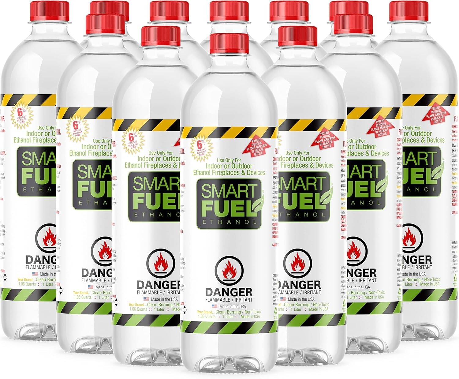 Eco-Friendly Bioethanol Fuel - Safe, Clean Burning for Fireplaces & Stoves