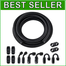 Load image into Gallery viewer, Versatile 6AN Fuel Line Kit - 20FT Nylon Braided Hose, Maximum Pressure 750psi