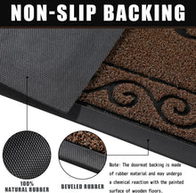 Load image into Gallery viewer, Elegant Striped Welcome Mat, 36x24 Inch Easy Clean for High Traffic Areas