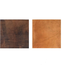 Load image into Gallery viewer, Soft Antique Brown Leather Crafting Sheets - Set of 4 Ideal for DIY Projects