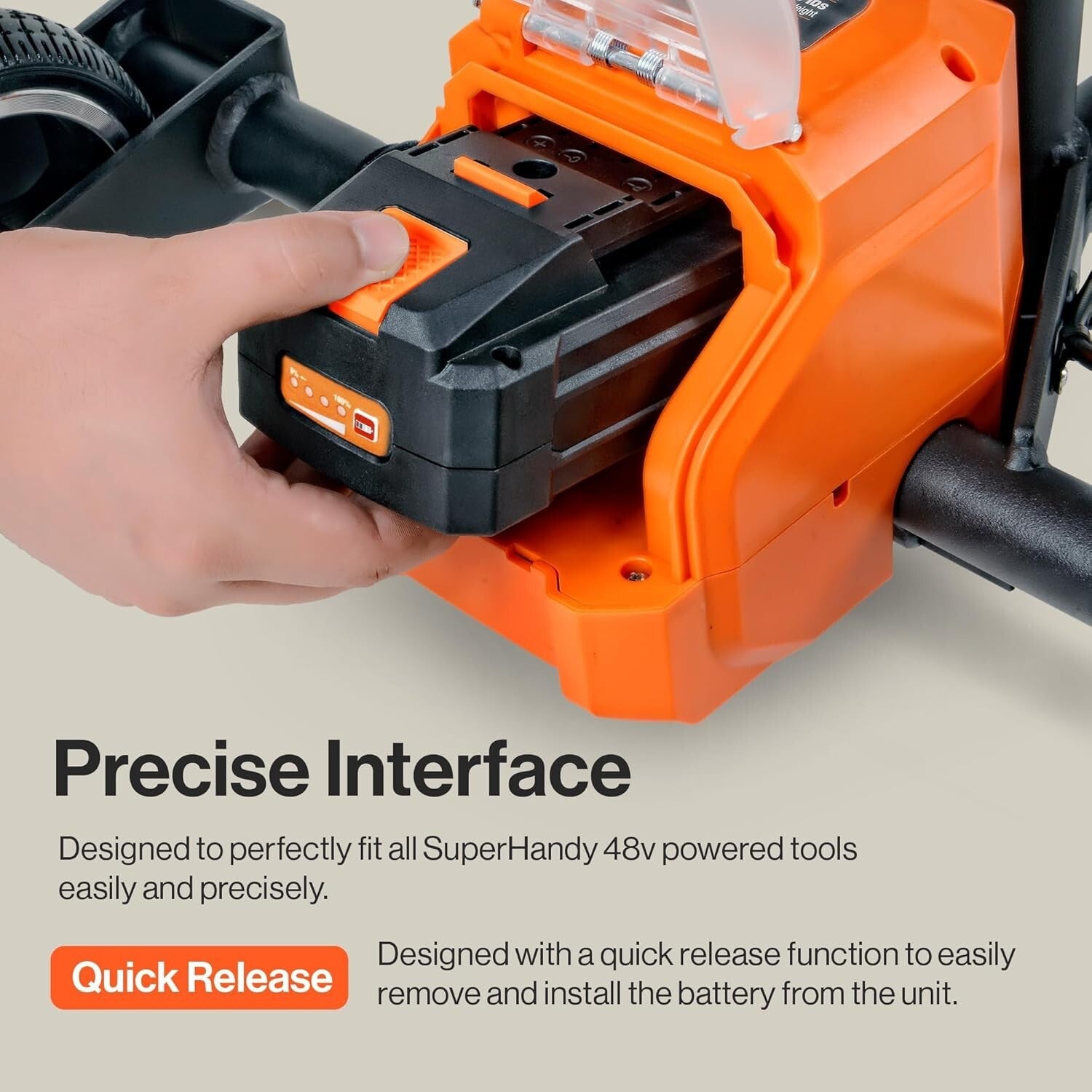 Lightweight 48V Lithium-Ion Rechargeable Battery - Ideal for Scooters & Augers