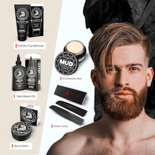 Load image into Gallery viewer, Ultimate Beard Grooming Set with Intense Conditioner &amp; MUDstache Wax - 13 Fl Oz