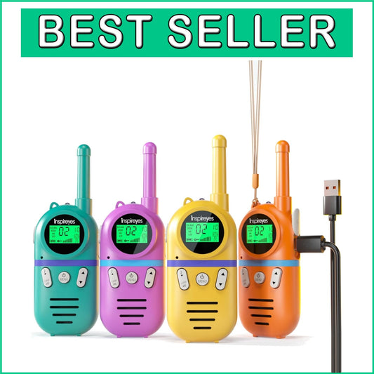 Lightweight Rechargeable Walkie Talkies for Kids - Ideal for Family Adventures