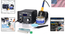 Load image into Gallery viewer, Advanced Digital Soldering Station: Precision Heat Control 392°F-896°F, ESD Safe