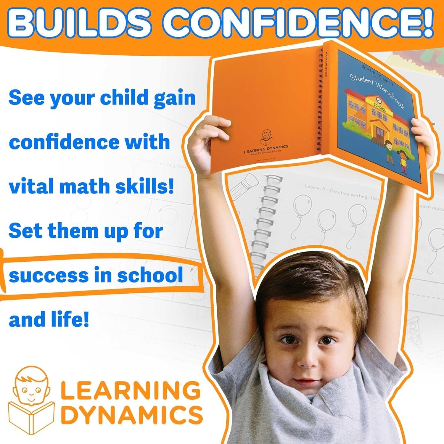 Teacher-Approved Kindergarten Math Workbook - Learn Counting & Basic Operations