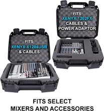 Load image into Gallery viewer, Lightweight 17" Hard Shell Audio Mixer Case with Customizable Foam Interior