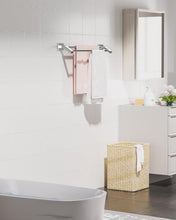 Load image into Gallery viewer, Heavy Duty 24-Inch Towel Hanger Rail - Stylish Double Bar Holder for Bathrooms