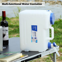 Load image into Gallery viewer, Compact 15L Portable Water Jug with Spigot - Perfect for Emergency Preparedness