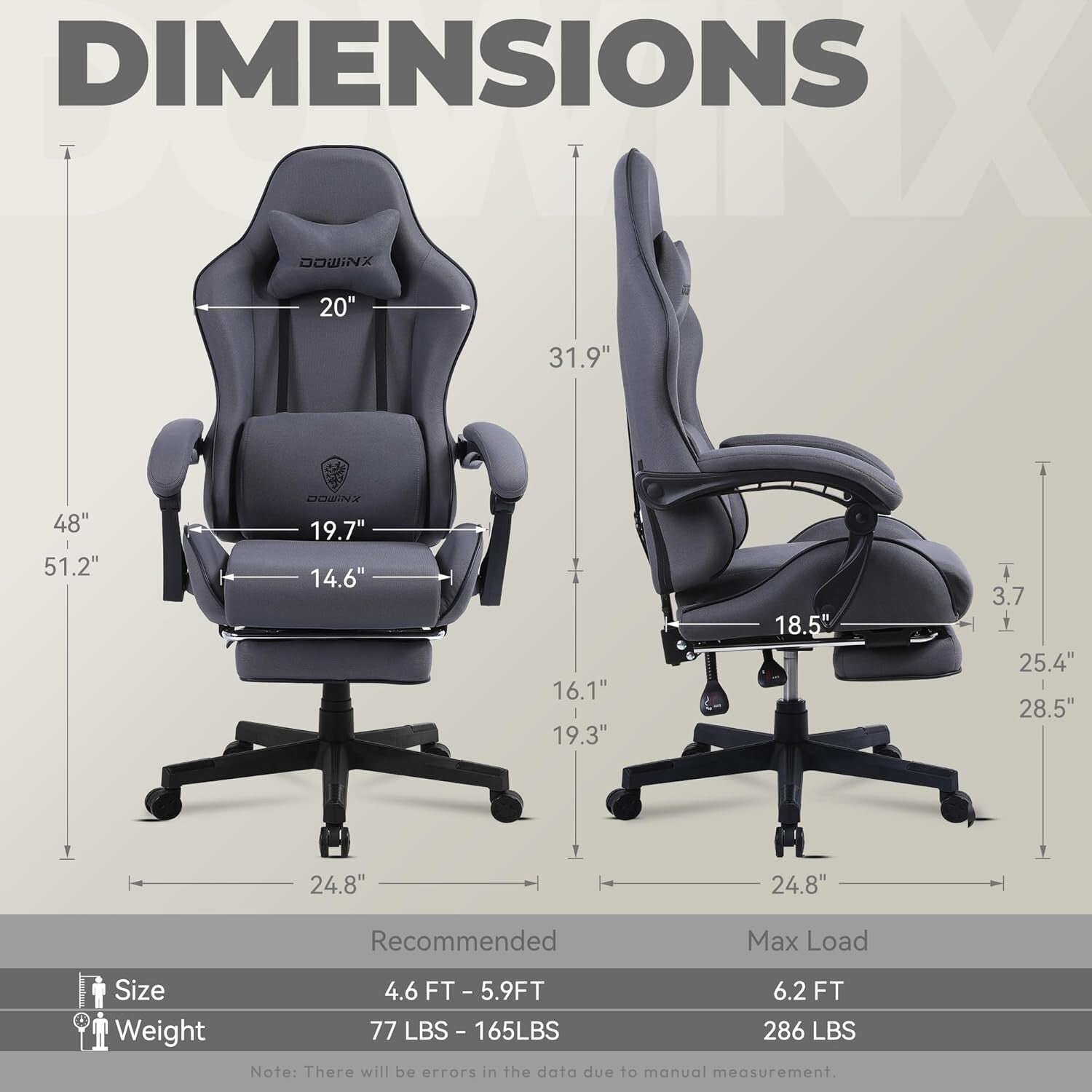 Gaming Chair with Footrest & Adjustable Height - Ultimate Comfort for Gamers