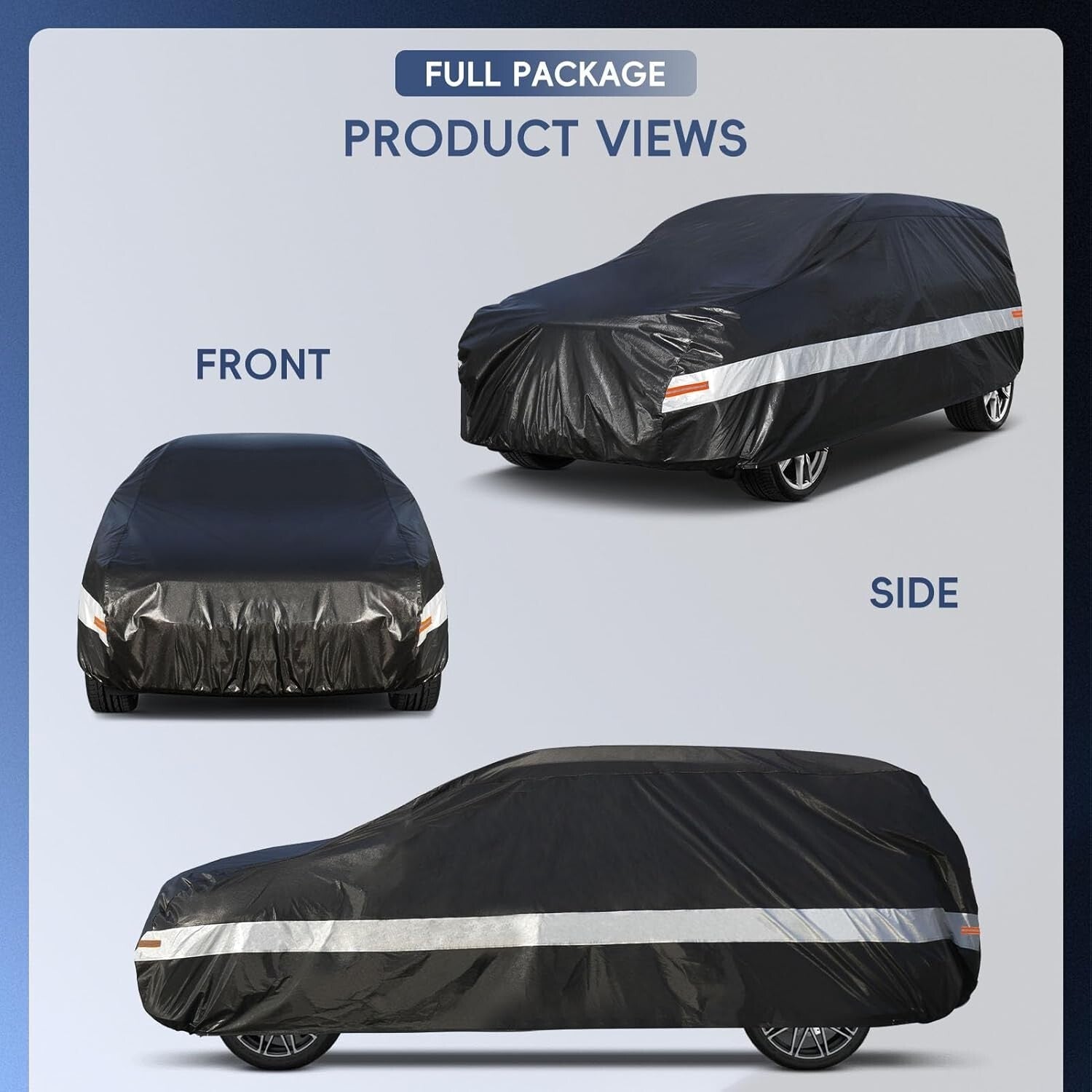 Heavy-Duty Custom Fit Car Cover for Large SUVs - Ultimate Weather Protection