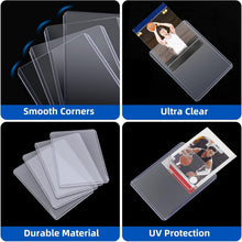 Load image into Gallery viewer, 2000 Standard Card Sleeves Set: Clear Hard &amp; Soft Protectors for Card Collectors