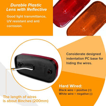 Load image into Gallery viewer, Versatile 12V LED Clearance Light Set - 6 Amber, 6 Red Lights for Trucks and RVs