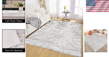 Load image into Gallery viewer, Soft &amp; Washable 6x9 Faux Sheepskin Rug - Elegant Decor for Bedroom &amp; Living Room