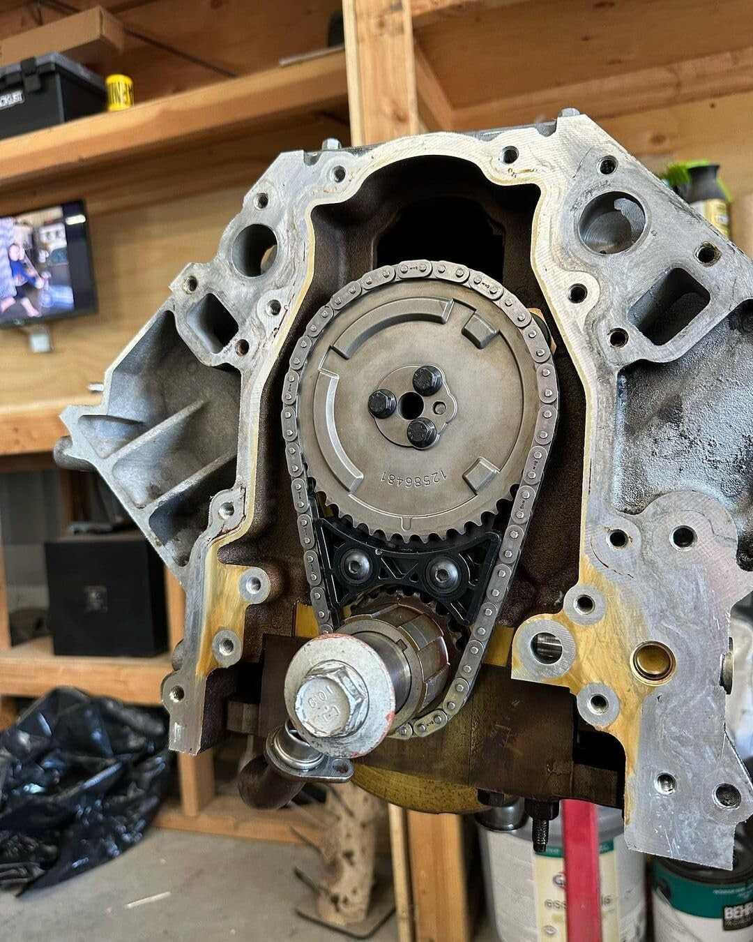 Durable LS Engine Timing Chain Set with Crank Gear & ARP Bolts for Precision Fit