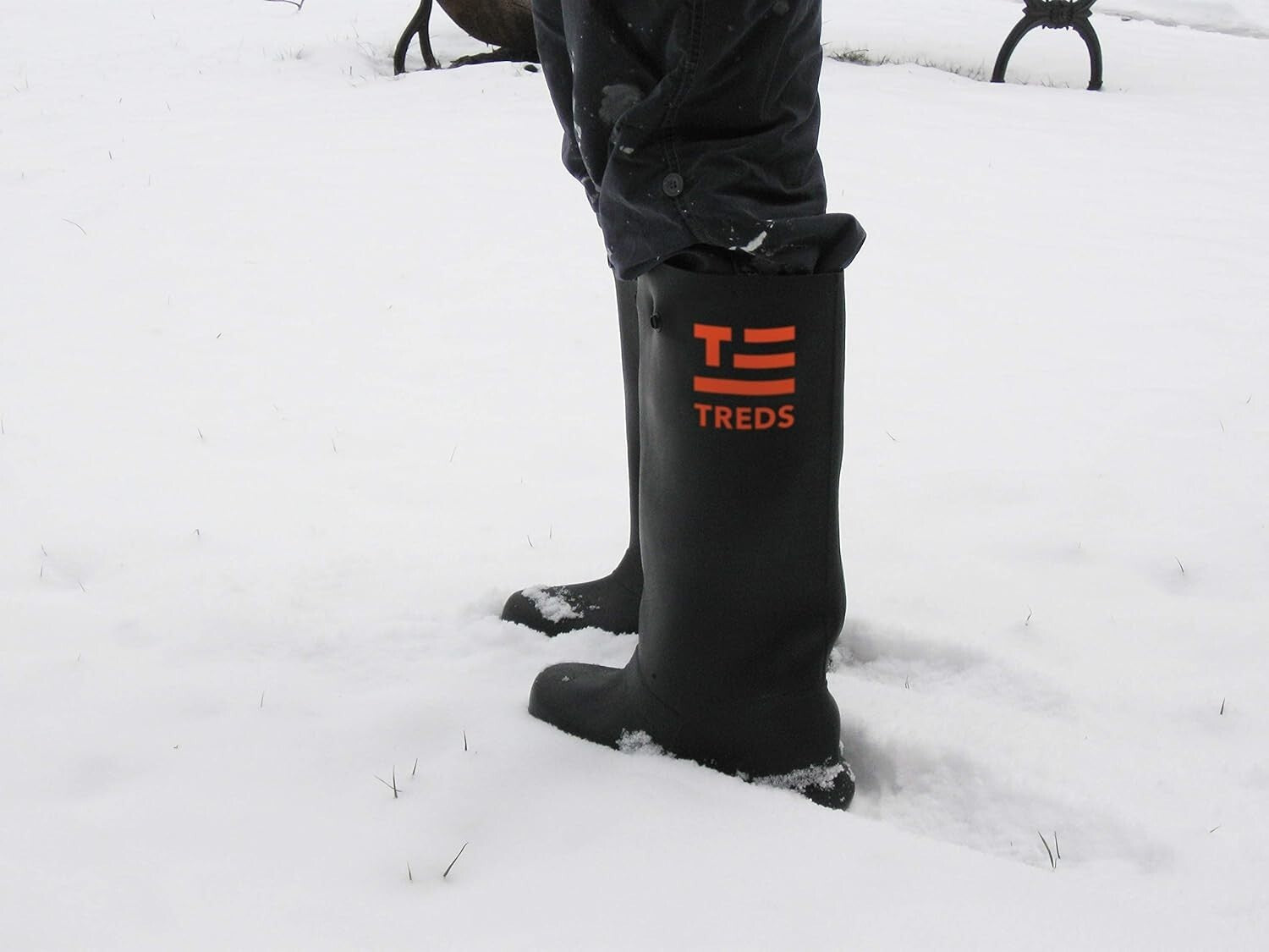 Durable XX-Large Stretch Rubber Overboots for Rain, Snow, and Construction Tasks