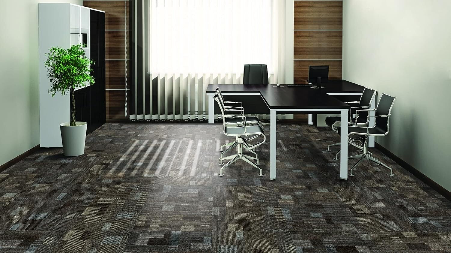 Eco-Friendly Berber Loop Carpet Tile (24"x24") - Stain Resistant, Kid-Friendly