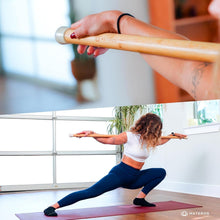 Load image into Gallery viewer, 5ft Bamboo Yoga Stick - Balance and Mobility Aid for Stretching &amp; Flexibility