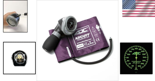 Accurate Palm-Style Blood Pressure Monitor with Trigger-Valve – Purple Adult