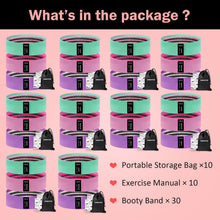 Load image into Gallery viewer, High-Quality Fabric Resistance Bands – Versatile Loop Bands for All Fitness