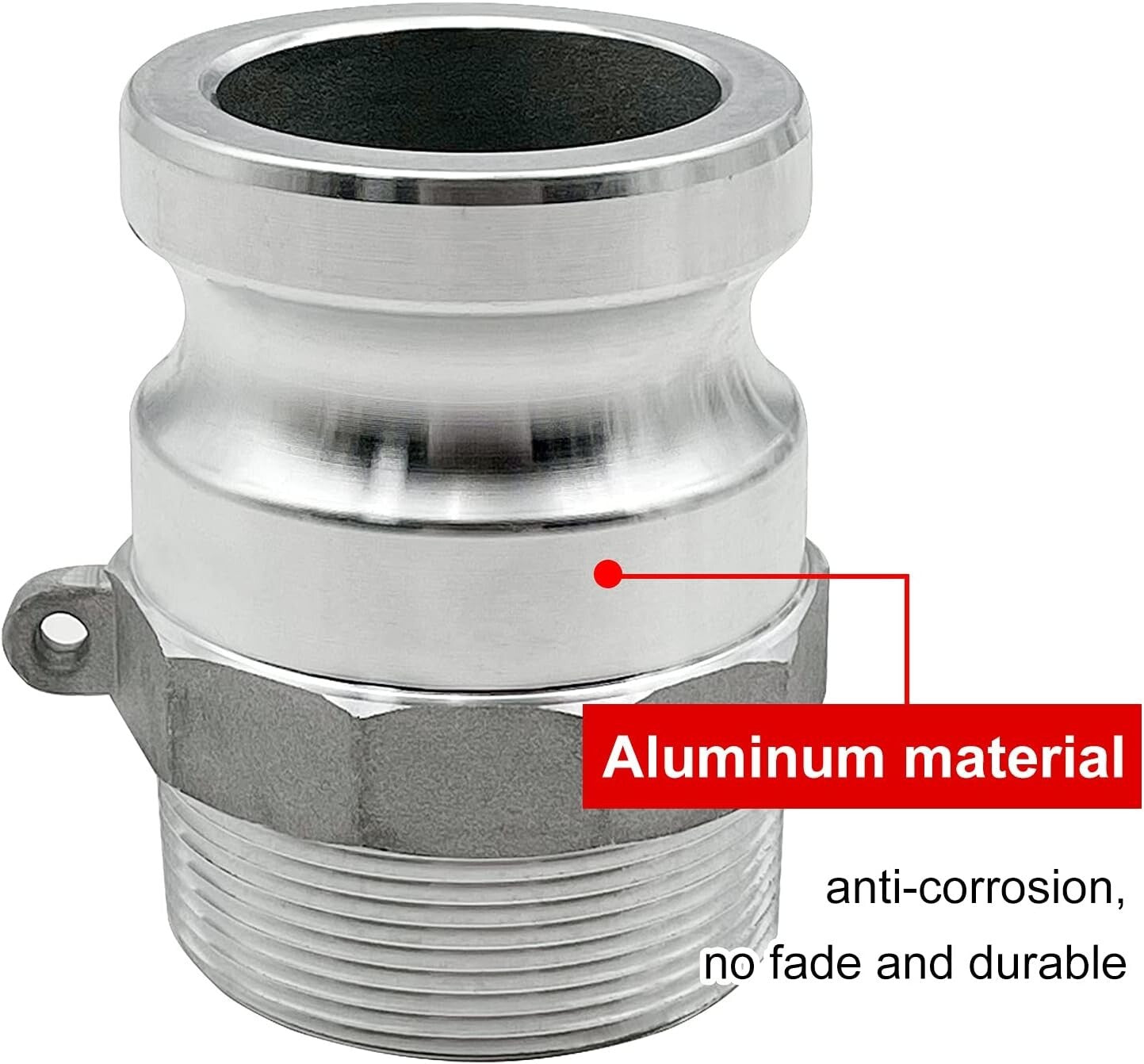 4-Inch Aluminum Camlock Hose Fittings Set - Quick Disconnect & Gaskets Included