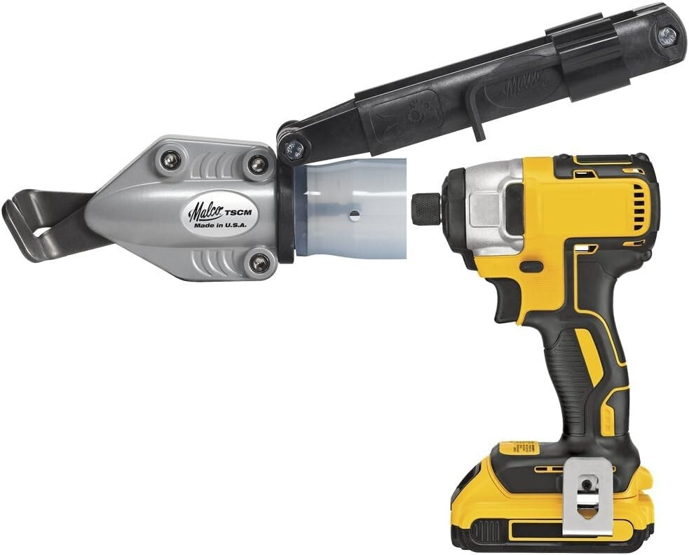 Versatile TSCM Metal Turbo Shear Attachment for Drills & Impact Drivers