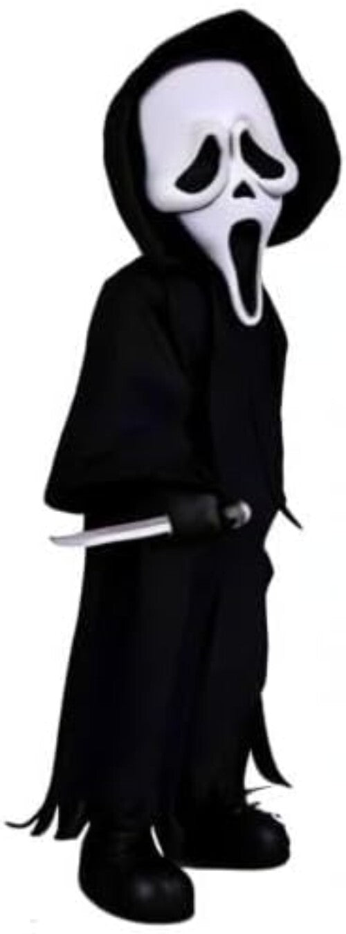 Articulated Ghost Face Doll - 10'' Horror Collectible in Window Box Packaging