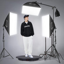 Load image into Gallery viewer, Heavy-Duty 23.6" Rotating Display Stand with Remote and Multi-Color Backgrounds