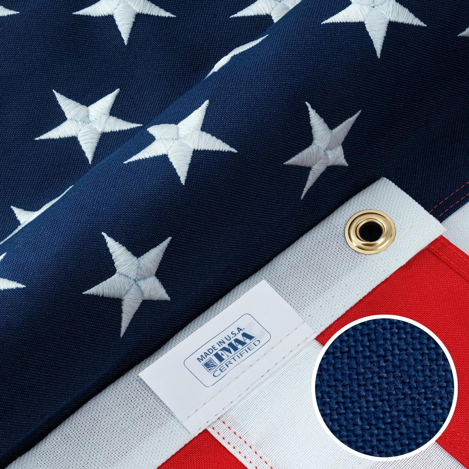 FMAA Certified 3x5 Heavy Duty American Flag - Designed for Extreme Weather