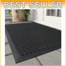 Load image into Gallery viewer, Low-Profile Welcome Mat - Durable Rubber Backed Indoor/Outdoor Doormat 24''x47''
