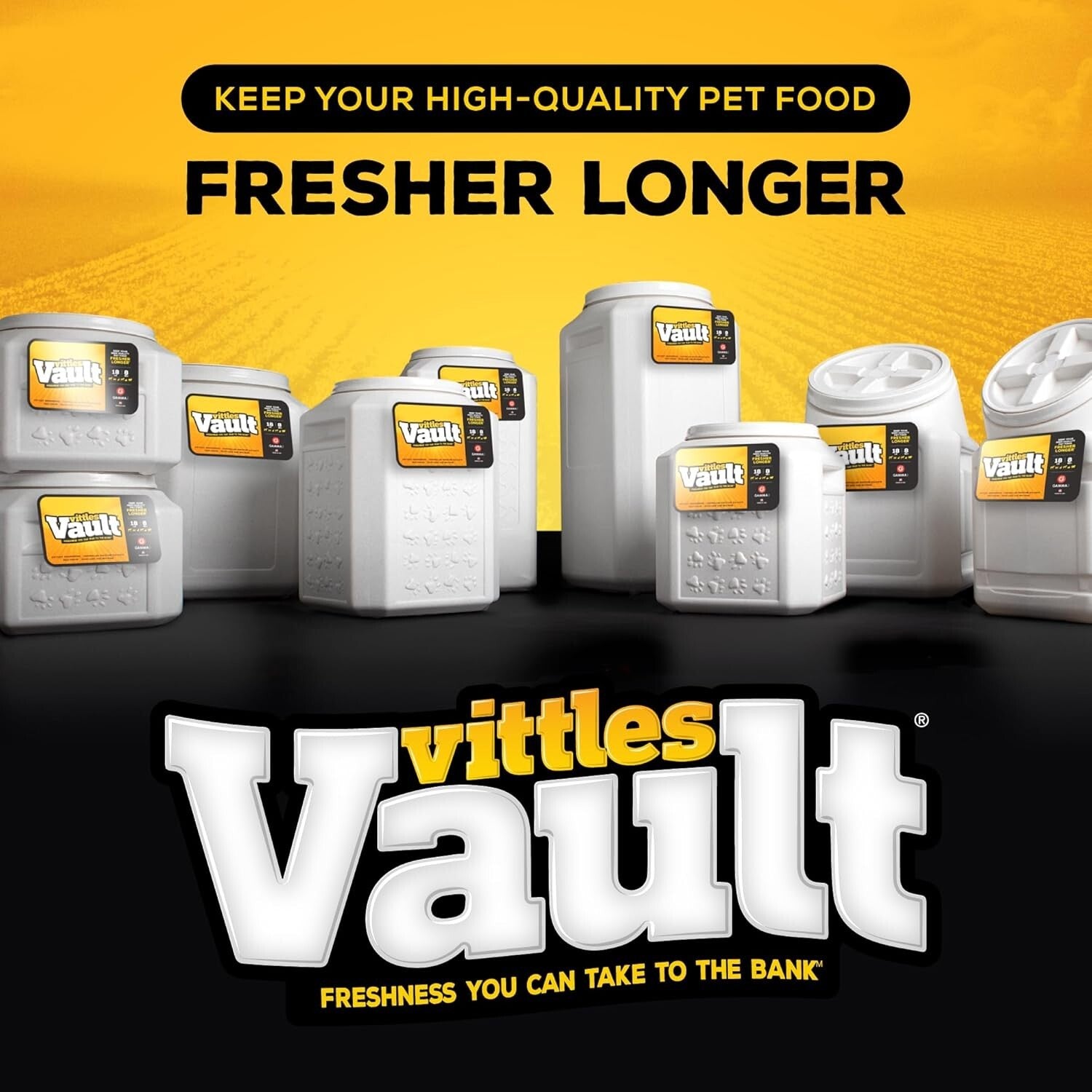 Eco-Friendly Airtight Pet Food Container - 35 lbs Dog and Cat Food Storage Bin