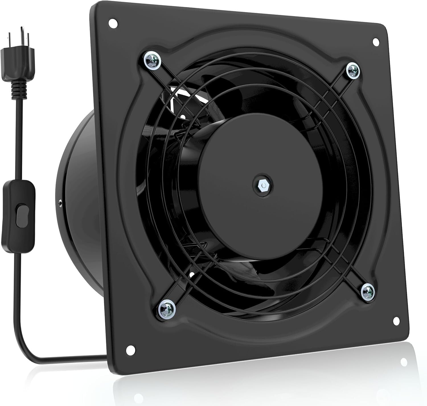 High-Performance 6" Exhaust Fan - Ideal for Kitchen, Bathroom, and Indoor Spaces