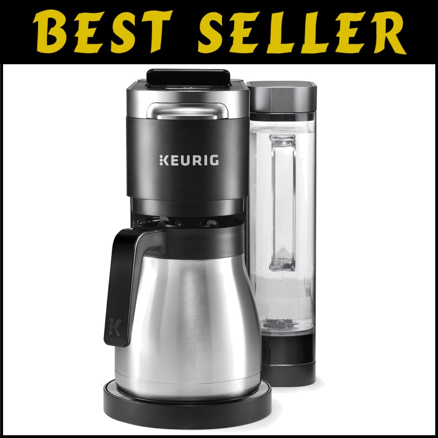Versatile Drip Coffee Maker with Strong Brew & 12-Cup Thermal Carafe, Black